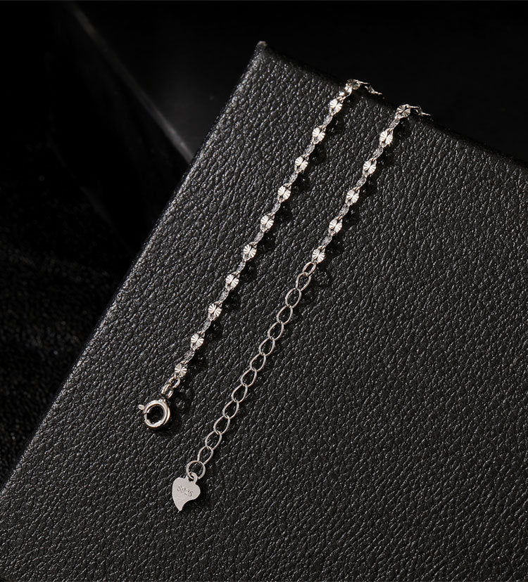 S925 Silver Fashion Diamond Pendant Necklace