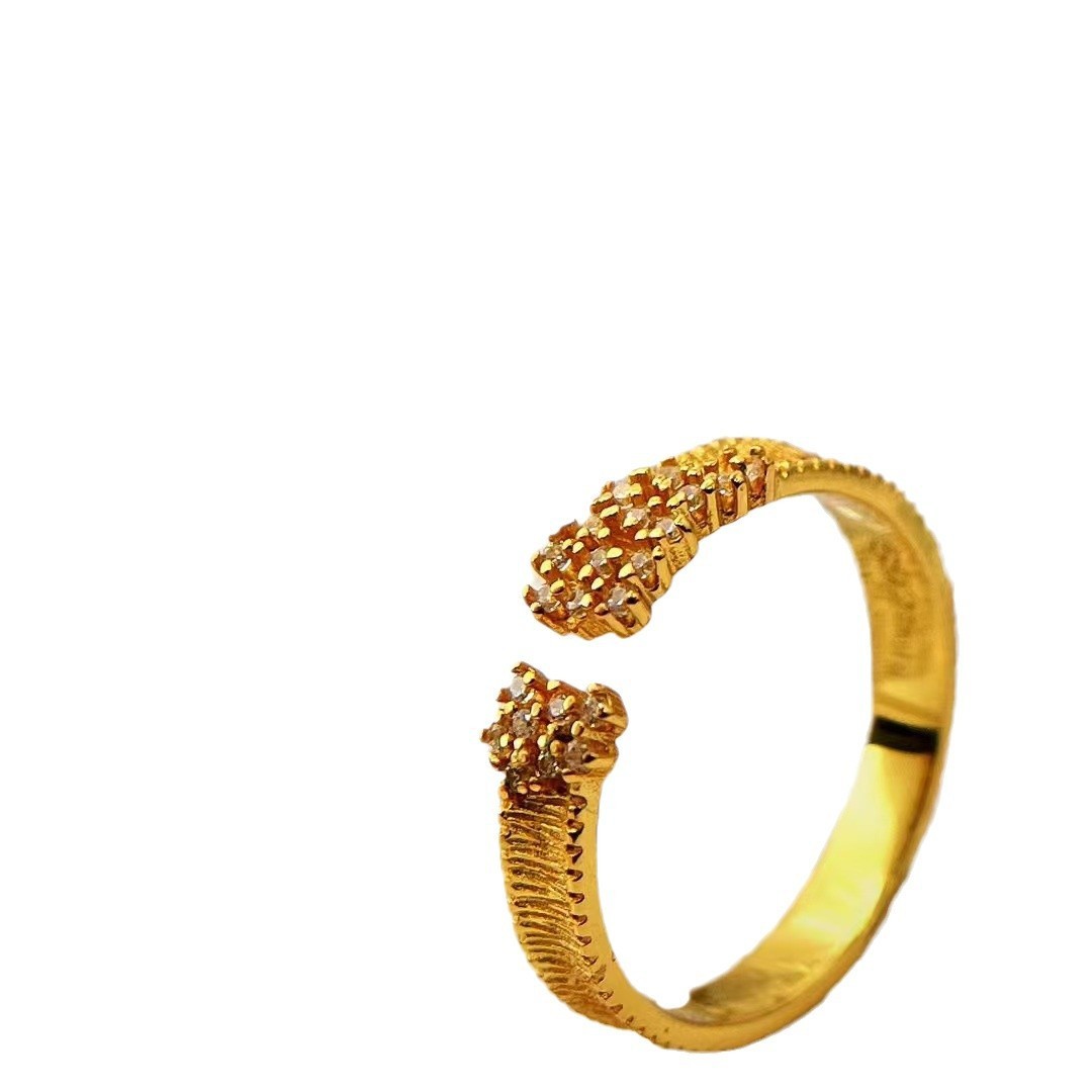 Classical Court Style Alloy Ring