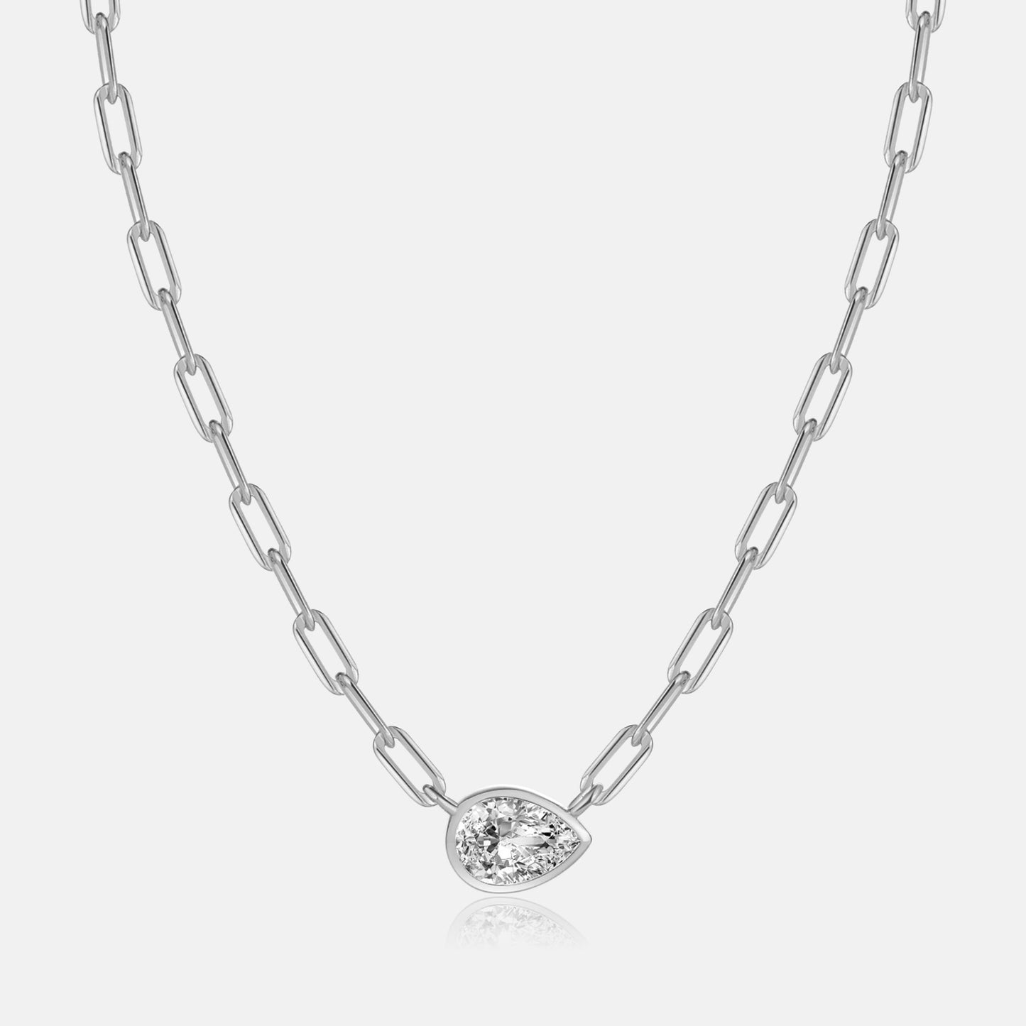 S925 Silver Diamond Versatile Simple Retro Premium Necklace