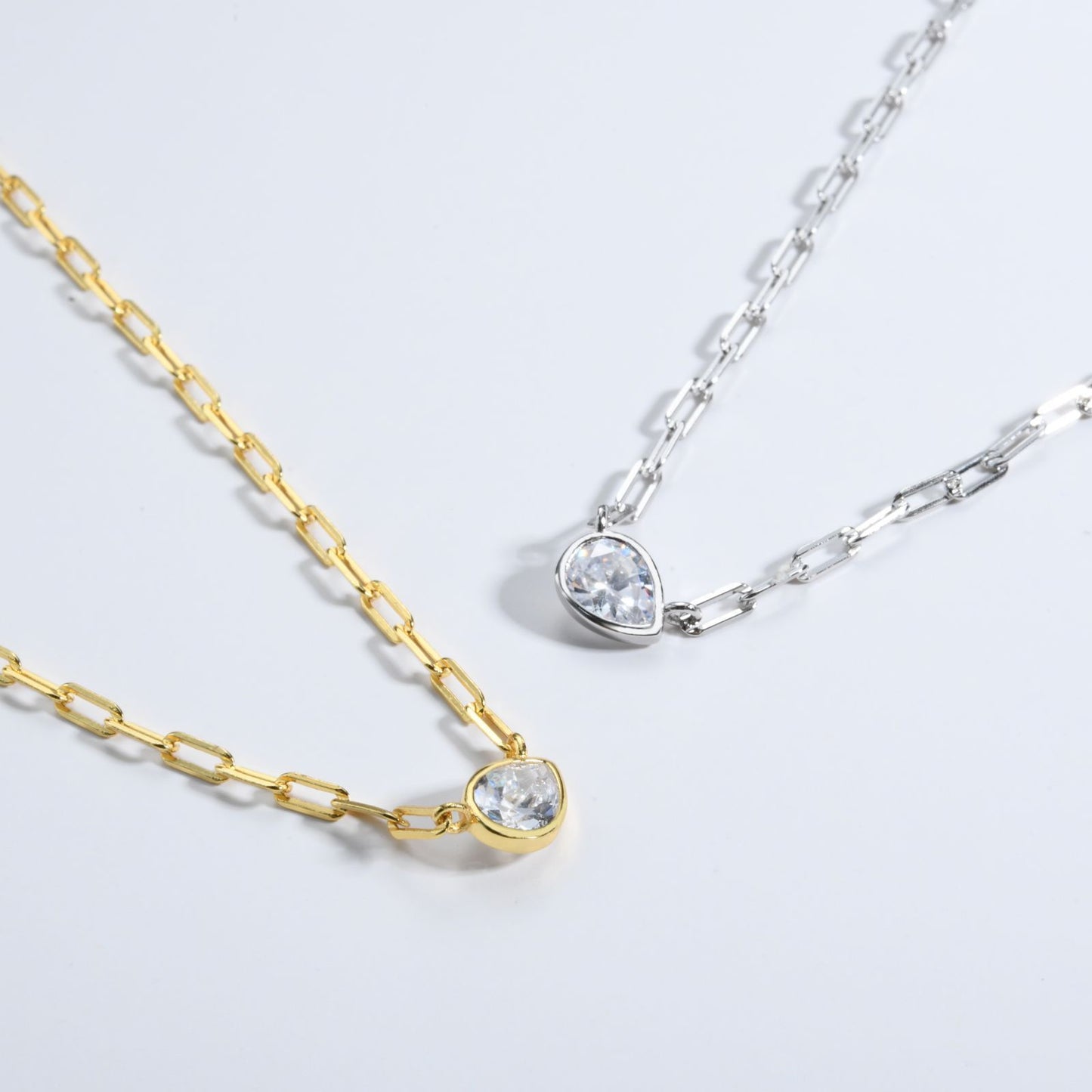 S925 Silver Diamond Versatile Simple Retro Premium Necklace